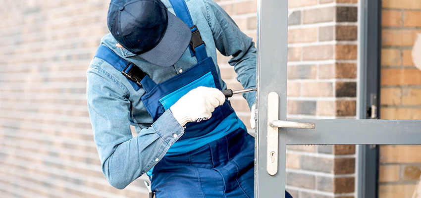 Pivot Storefront Door Locks Installation in Granite City, Illinois